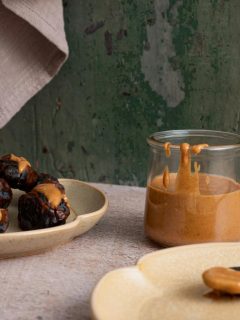 dates with peanut butter
